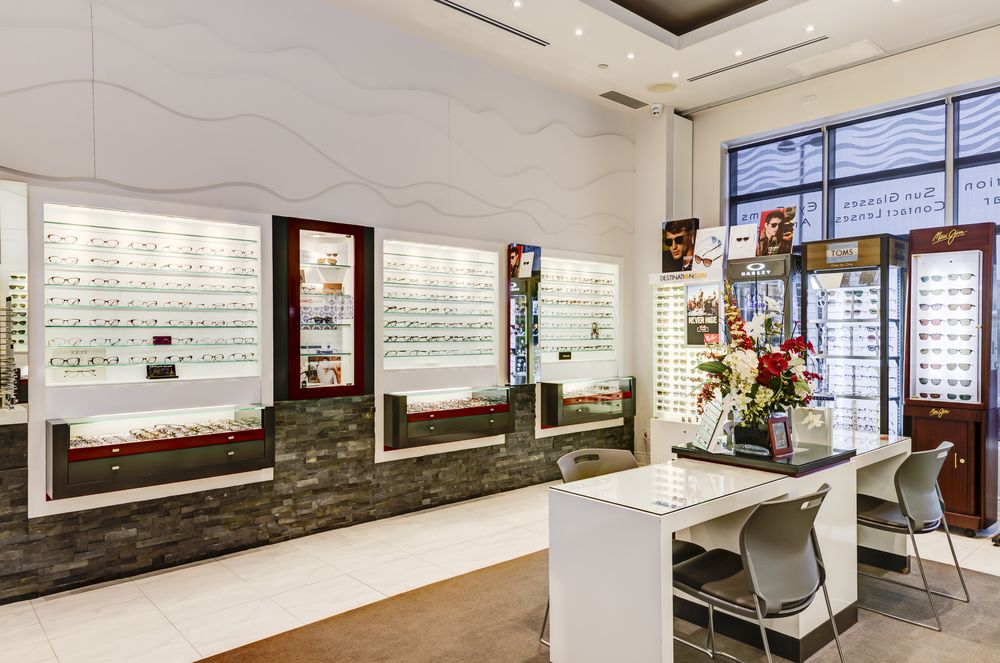Inside the Blink VisionCare store in Brampton
